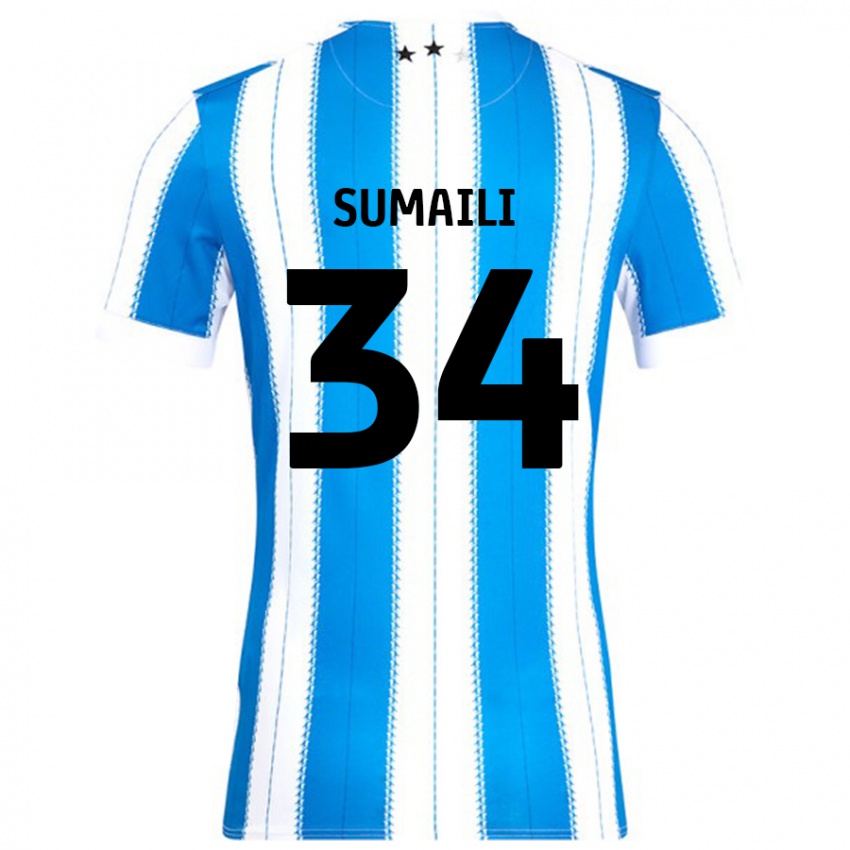 Kinder Falone Sumaili #34 Blau Weiß Heimtrikot Trikot 2024/25 T-Shirt Schweiz