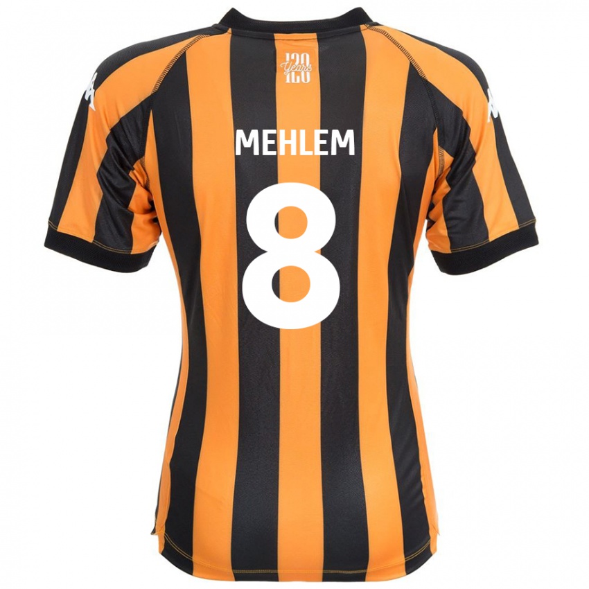 Kinder Marvin Mehlem #8 Schwarz Bernstein Heimtrikot Trikot 2024/25 T-Shirt Schweiz