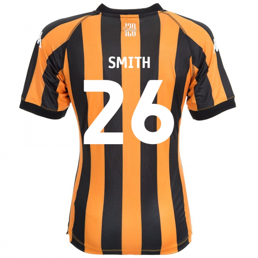 Kinder Andy Smith #26 Schwarz Bernstein Heimtrikot Trikot 2024/25 T-Shirt Schweiz