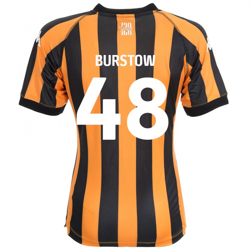 Kinder Mason Burstow #48 Schwarz Bernstein Heimtrikot Trikot 2024/25 T-Shirt Schweiz