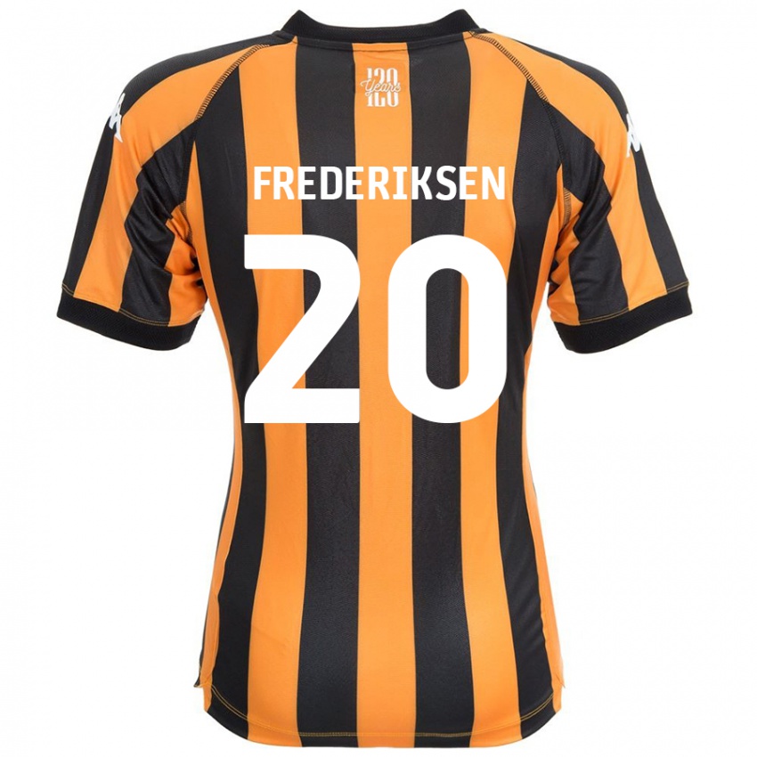 Kinder Abbey Frederiksen #20 Schwarz Bernstein Heimtrikot Trikot 2024/25 T-Shirt Schweiz