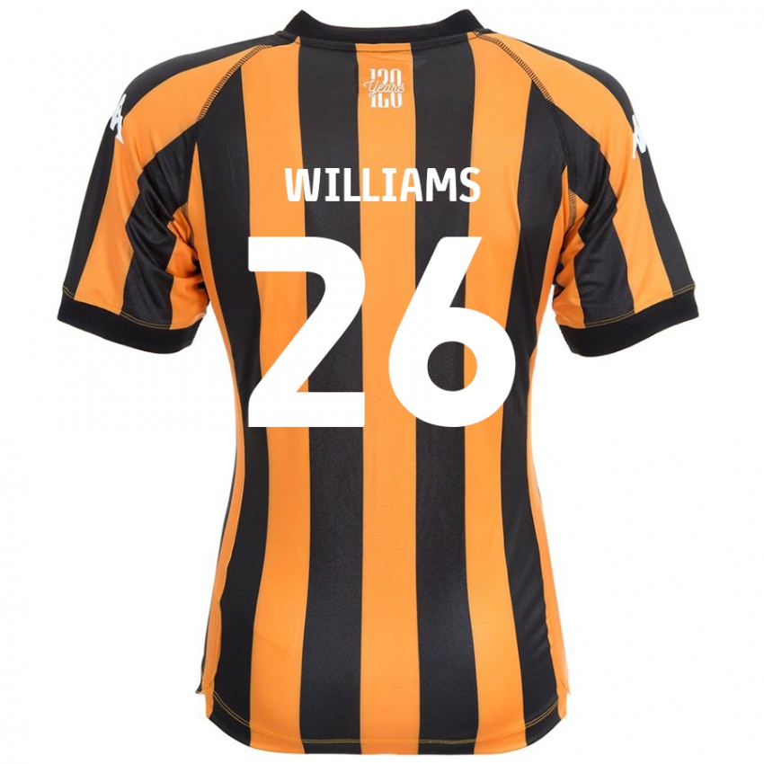 Kinder Annabel Williams #26 Schwarz Bernstein Heimtrikot Trikot 2024/25 T-Shirt Schweiz