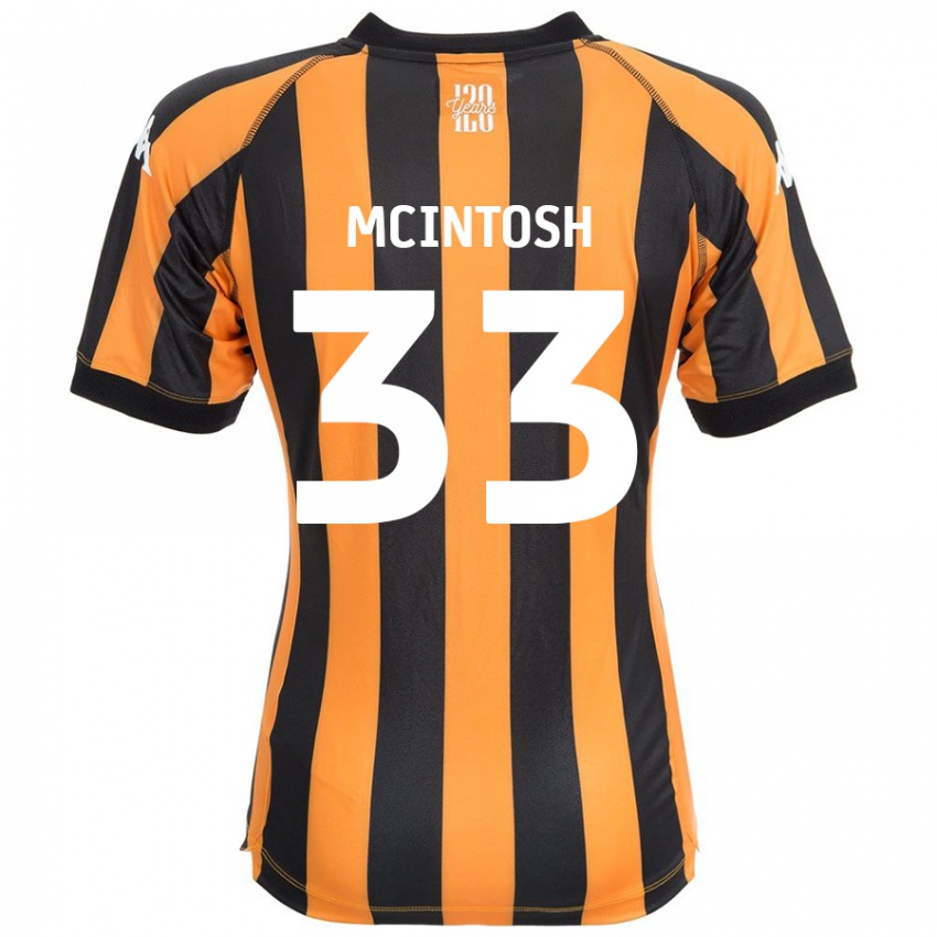 Kinder Lucy Mcintosh #33 Schwarz Bernstein Heimtrikot Trikot 2024/25 T-Shirt Schweiz