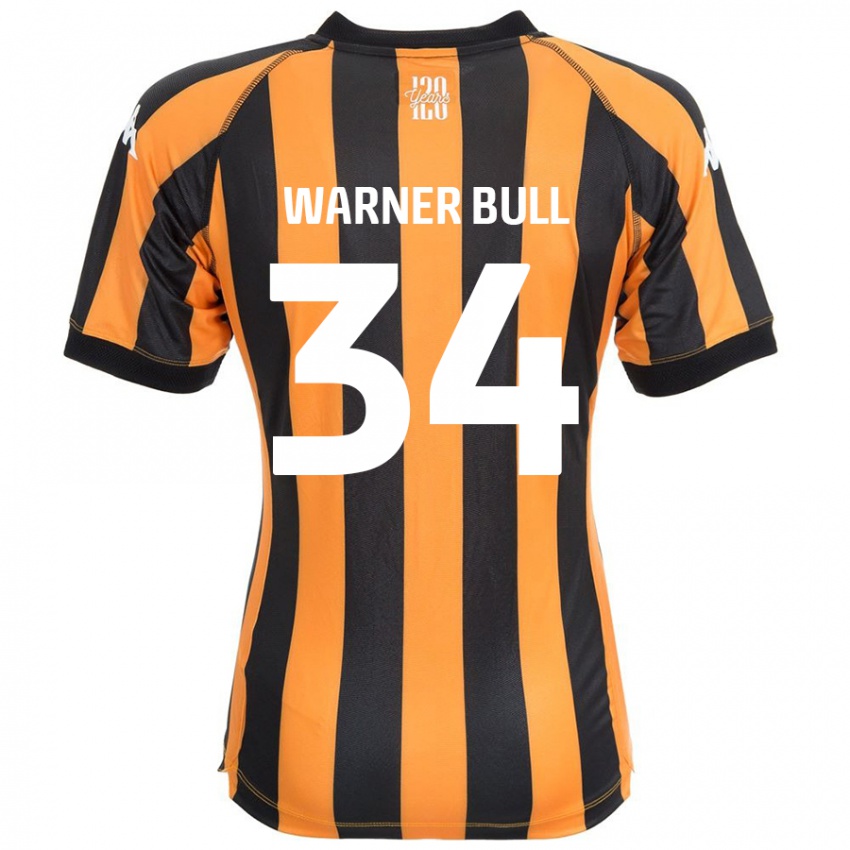 Kinder Lucy Warner-Bull #34 Schwarz Bernstein Heimtrikot Trikot 2024/25 T-Shirt Schweiz