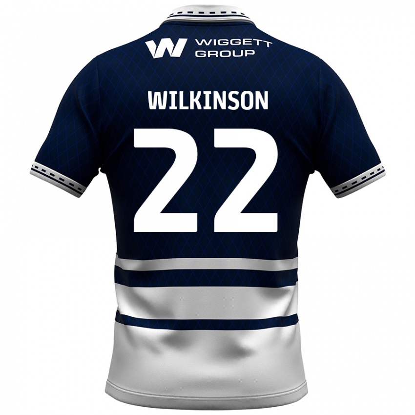 Kinder Chloe Wilkinson #22 Marineblau Weiß Heimtrikot Trikot 2024/25 T-Shirt Schweiz