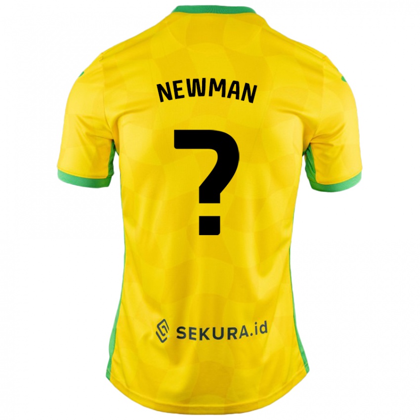 Kinder Oli Newman #0 Gelb Grün Heimtrikot Trikot 2024/25 T-Shirt Schweiz