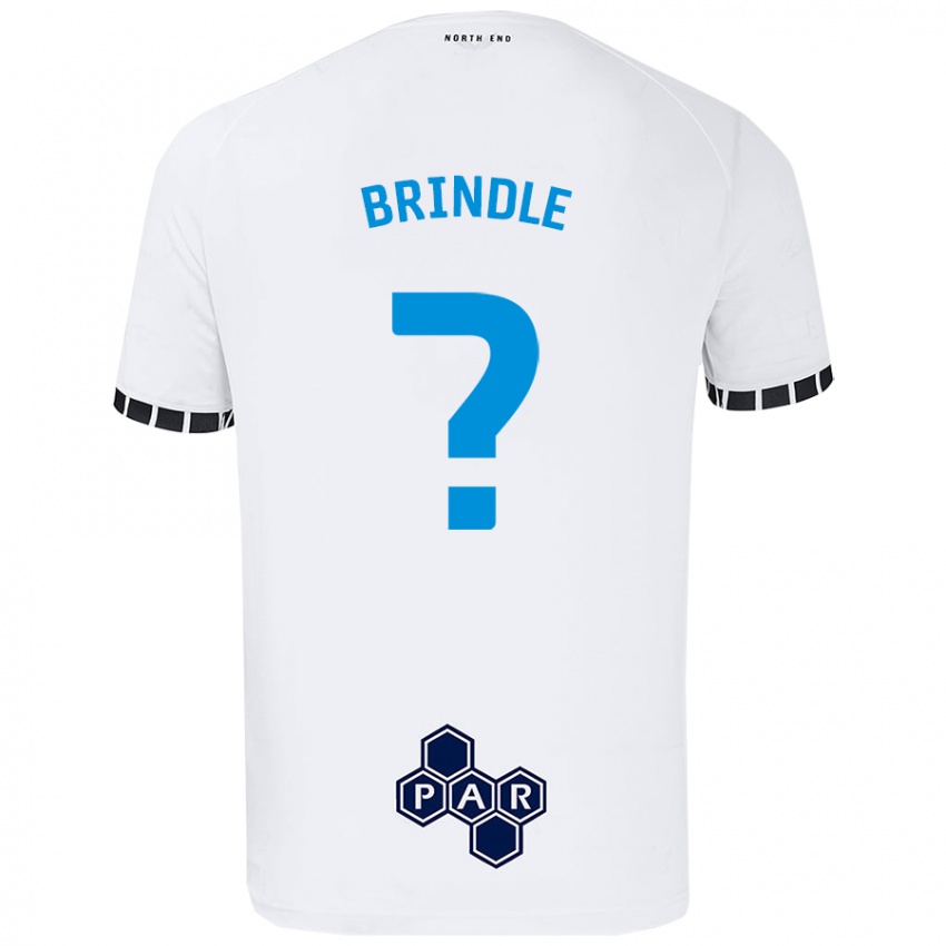 Enfant Maillot Jonny Brindle #0 Blanc Tenues Domicile 2024/25 T-Shirt Suisse