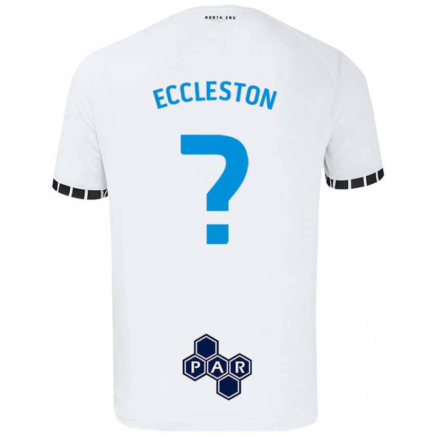 Enfant Maillot Ethan Eccleston #0 Blanc Tenues Domicile 2024/25 T-Shirt Suisse