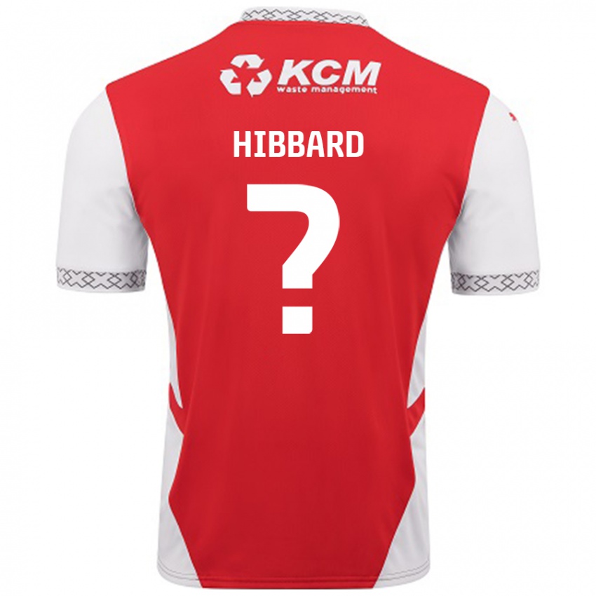 Kinder Zac Hibbard #0 Rot Weiß Heimtrikot Trikot 2024/25 T-Shirt Schweiz