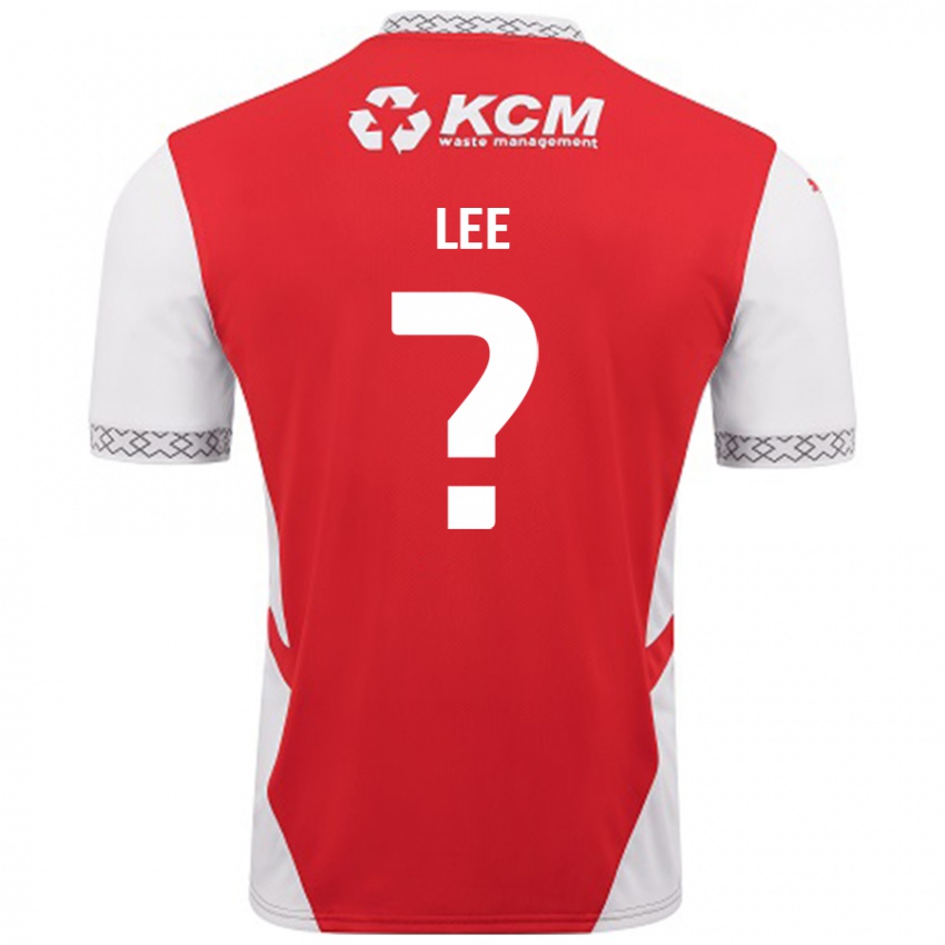 Kinder Cohen Lee #0 Rot Weiß Heimtrikot Trikot 2024/25 T-Shirt Schweiz