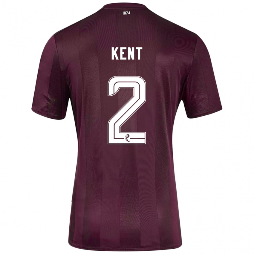 Kinder Frankie Kent #2 Burgundrot Heimtrikot Trikot 2024/25 T-Shirt Schweiz