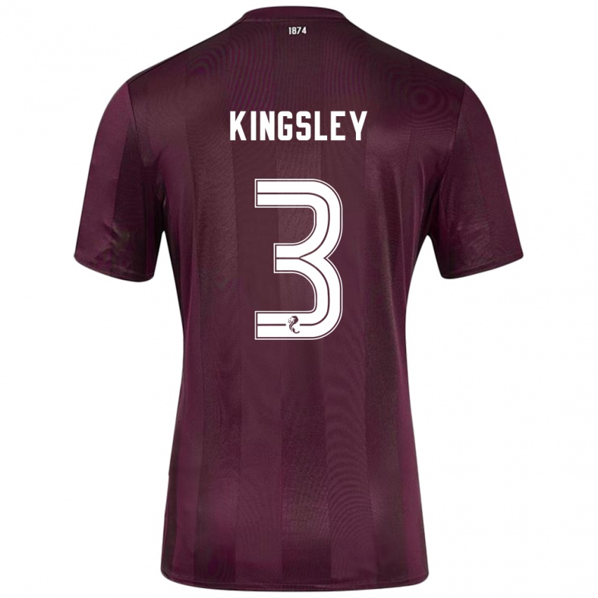 Kinder Stephen Kingsley #3 Burgundrot Heimtrikot Trikot 2024/25 T-Shirt Schweiz