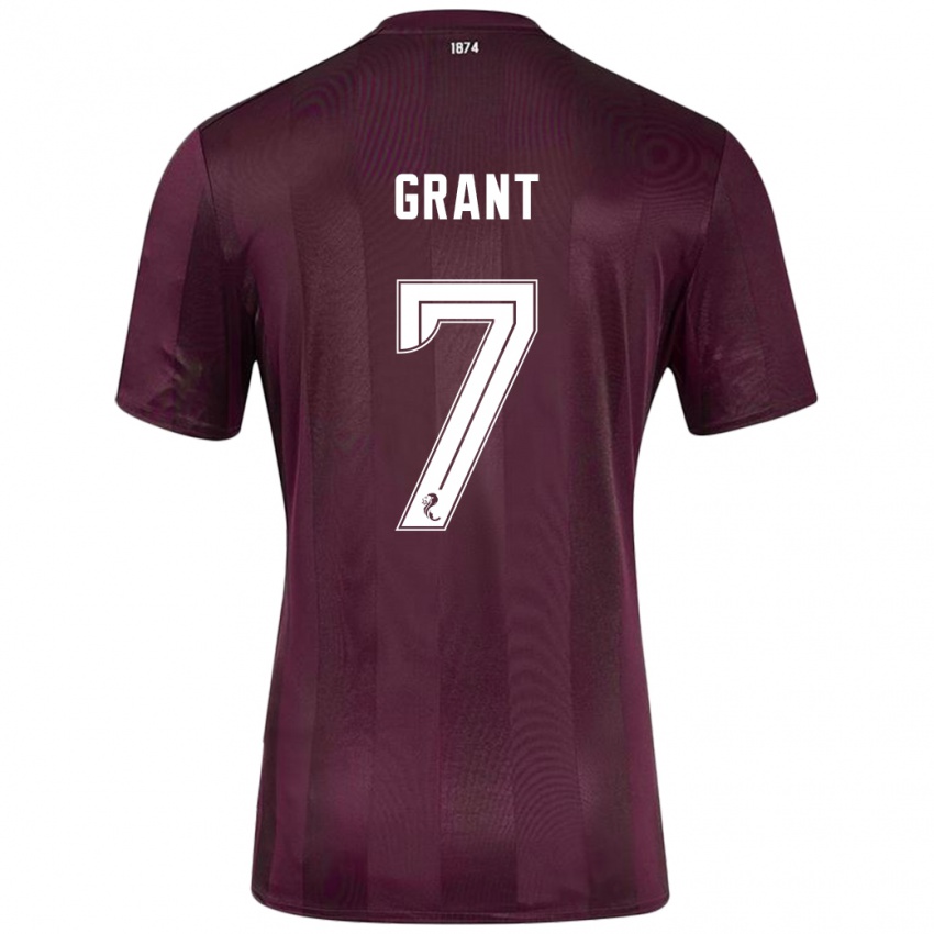 Kinder Jorge Grant #7 Burgundrot Heimtrikot Trikot 2024/25 T-Shirt Schweiz