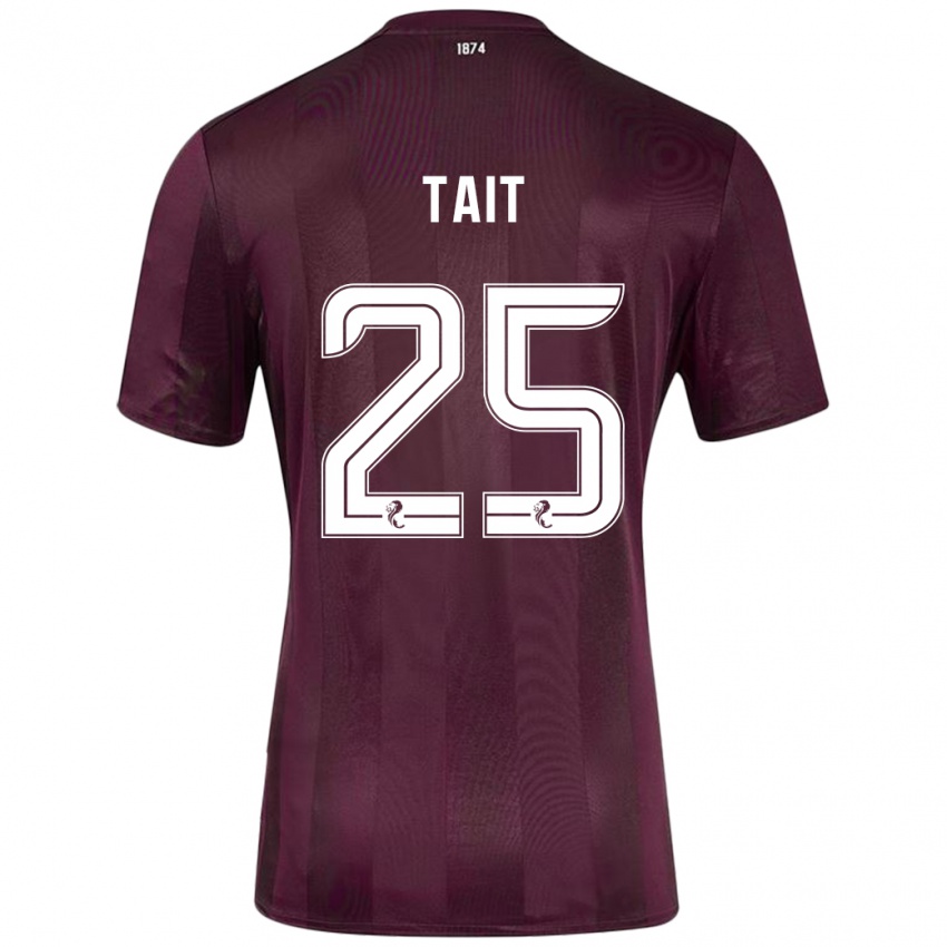 Kinder Macaulay Tait #25 Burgundrot Heimtrikot Trikot 2024/25 T-Shirt Schweiz