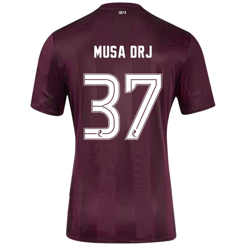 Kinder Musa Drammeh #37 Burgundrot Heimtrikot Trikot 2024/25 T-Shirt Schweiz