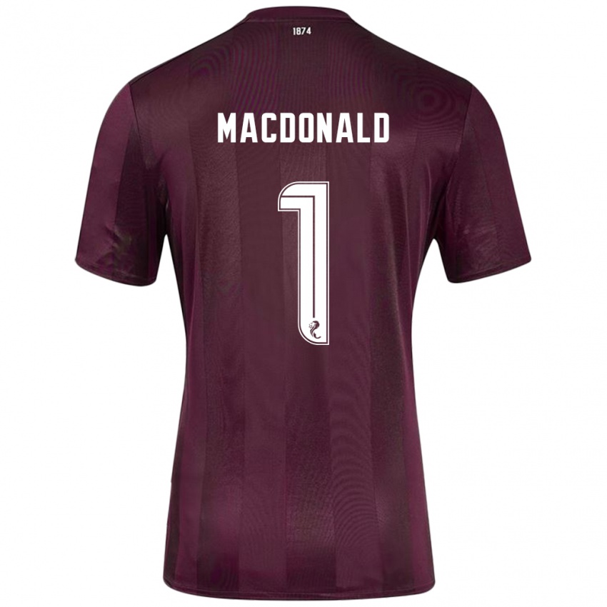 Kinder Jamie Macdonald #1 Burgundrot Heimtrikot Trikot 2024/25 T-Shirt Schweiz