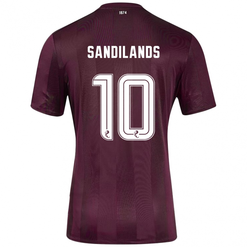 Kinder Callum Sandilands #10 Burgundrot Heimtrikot Trikot 2024/25 T-Shirt Schweiz