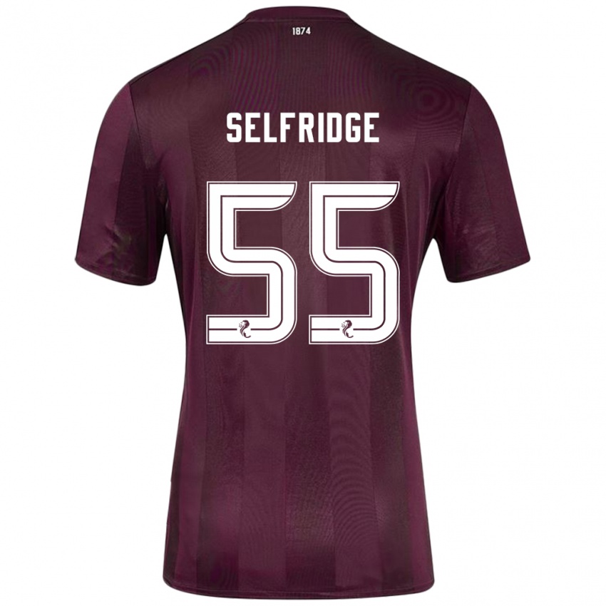 Kinder Louis Selfridge #55 Burgundrot Heimtrikot Trikot 2024/25 T-Shirt Schweiz