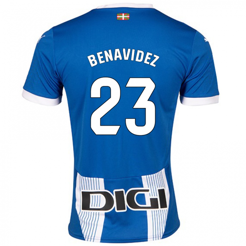 Enfant Maillot Carlos Benavidez #23 Bleu Tenues Domicile 2024/25 T-Shirt Suisse