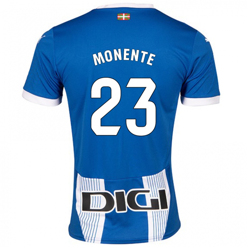 Enfant Maillot Leyre Monente #23 Bleu Tenues Domicile 2024/25 T-Shirt Suisse