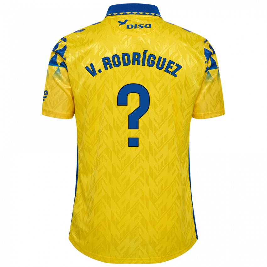 Kinder Carlos Vicente Rodríguez #0 Gelb Blau Heimtrikot Trikot 2024/25 T-Shirt Schweiz