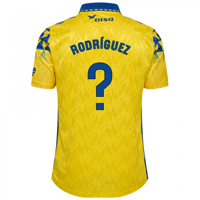 Kinder David Rodríguez #0 Gelb Blau Heimtrikot Trikot 2024/25 T-Shirt Schweiz