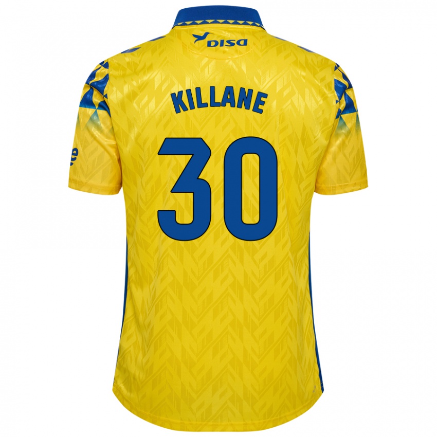 Kinder Álvaro Killane #30 Gelb Blau Heimtrikot Trikot 2024/25 T-Shirt Schweiz