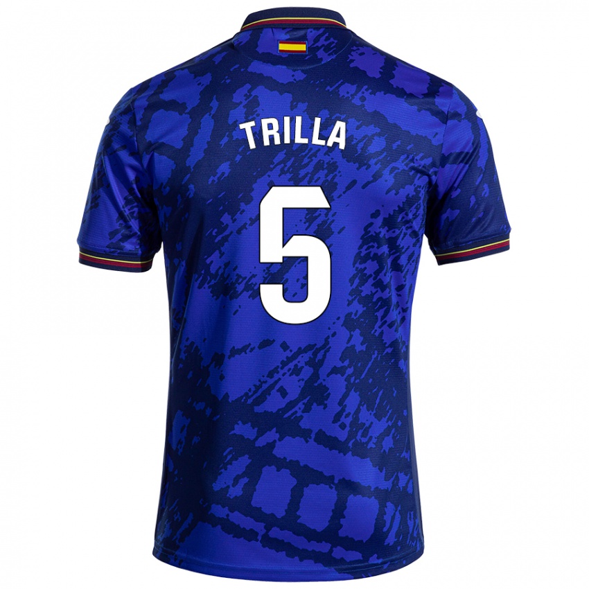 Kinder Guillem Trilla #5 Dunkleres Blau Heimtrikot Trikot 2024/25 T-Shirt Schweiz