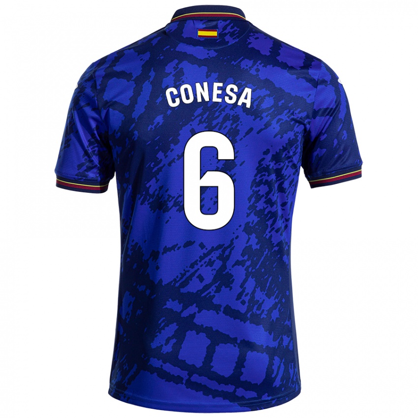 Kinder Nico Conesa #6 Dunkleres Blau Heimtrikot Trikot 2024/25 T-Shirt Schweiz