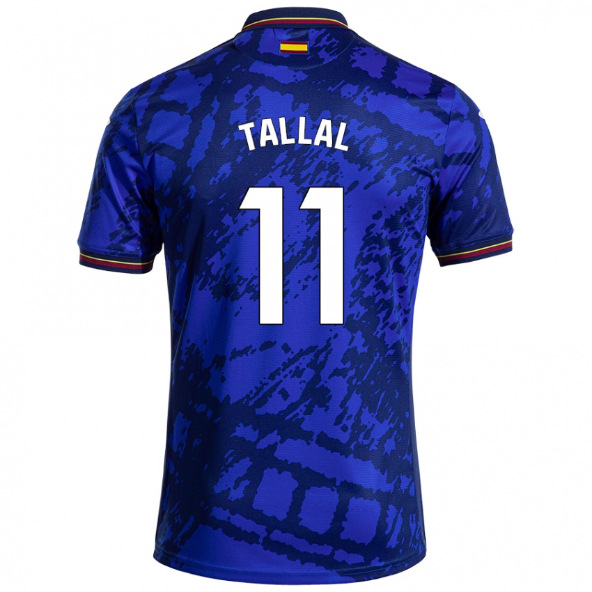 Kinder Yassin Tallal #11 Dunkleres Blau Heimtrikot Trikot 2024/25 T-Shirt Schweiz