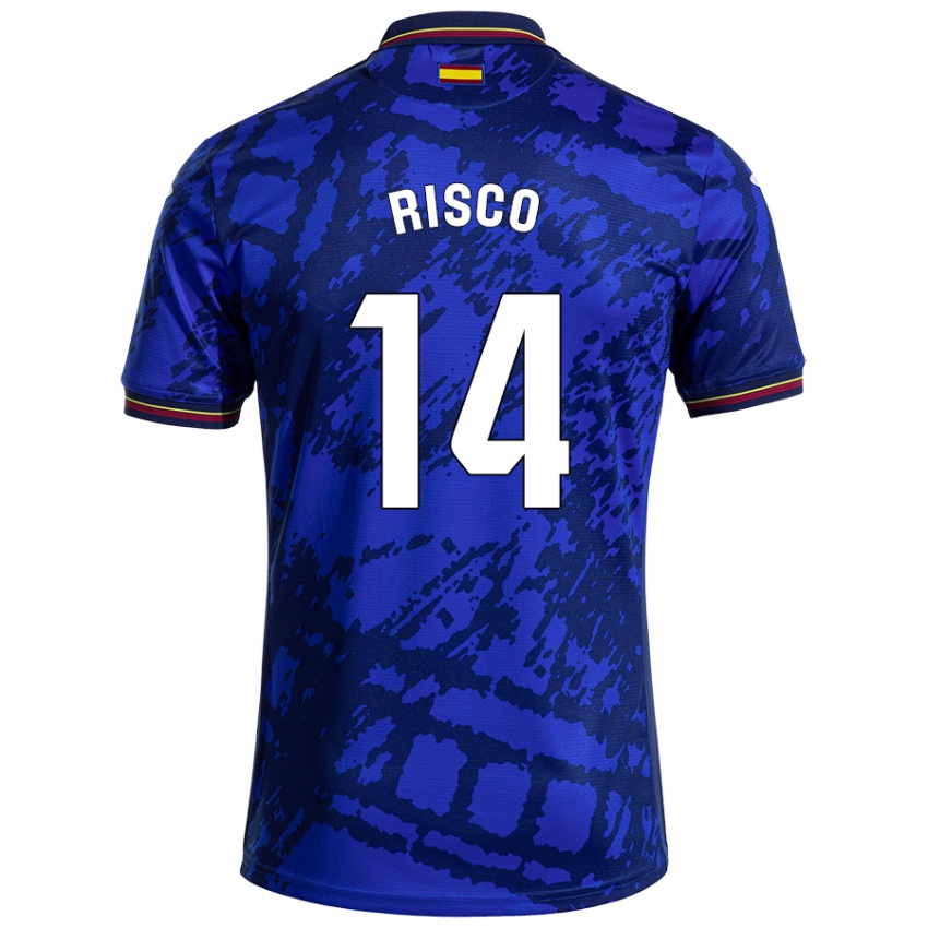 Kinder Alberto Risco #14 Dunkleres Blau Heimtrikot Trikot 2024/25 T-Shirt Schweiz