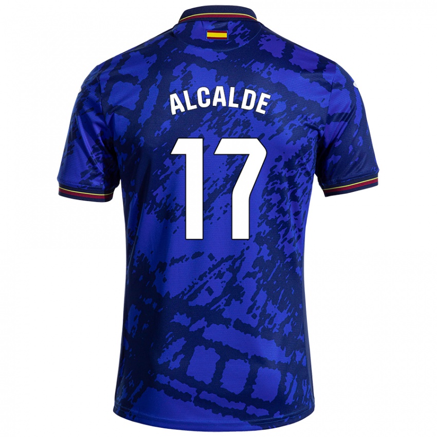 Kinder Jacobo Alcalde #17 Dunkleres Blau Heimtrikot Trikot 2024/25 T-Shirt Schweiz