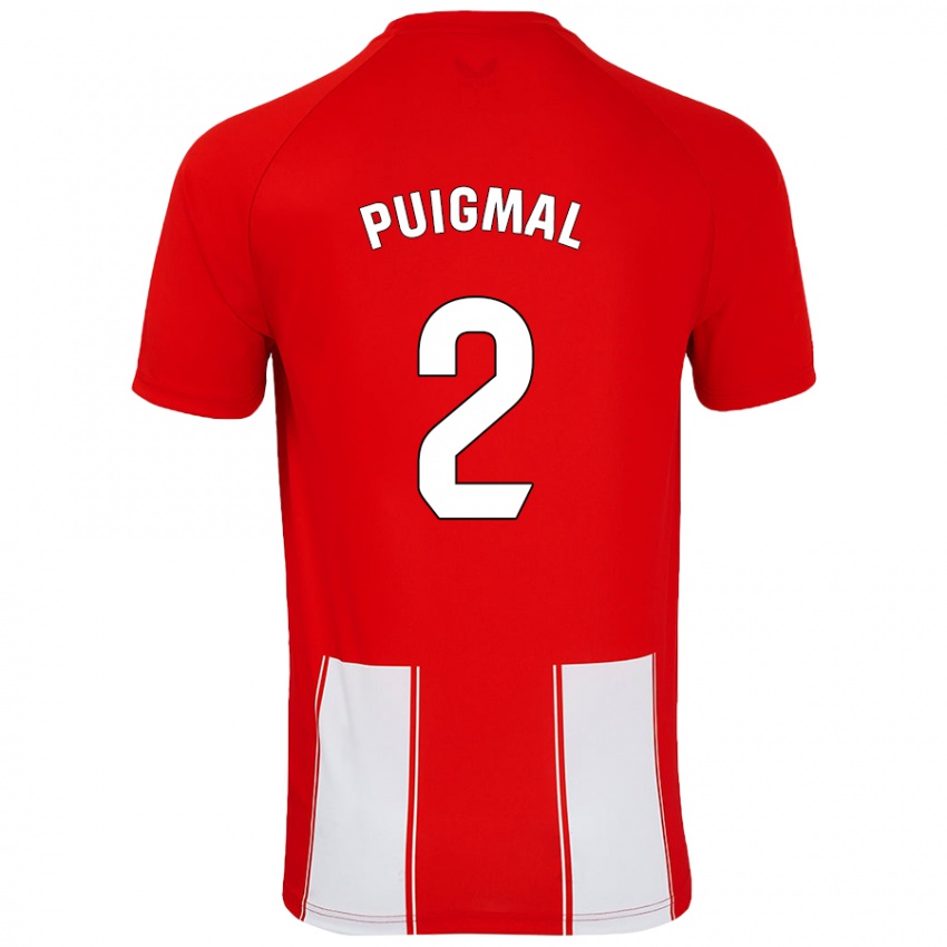 Kinder Arnau Puigmal #2 Rot Weiß Heimtrikot Trikot 2024/25 T-Shirt Schweiz