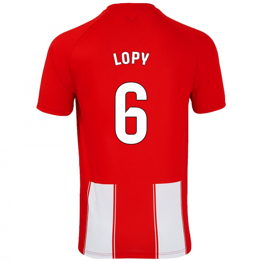 Kinder Dion Lopy #6 Rot Weiß Heimtrikot Trikot 2024/25 T-Shirt Schweiz