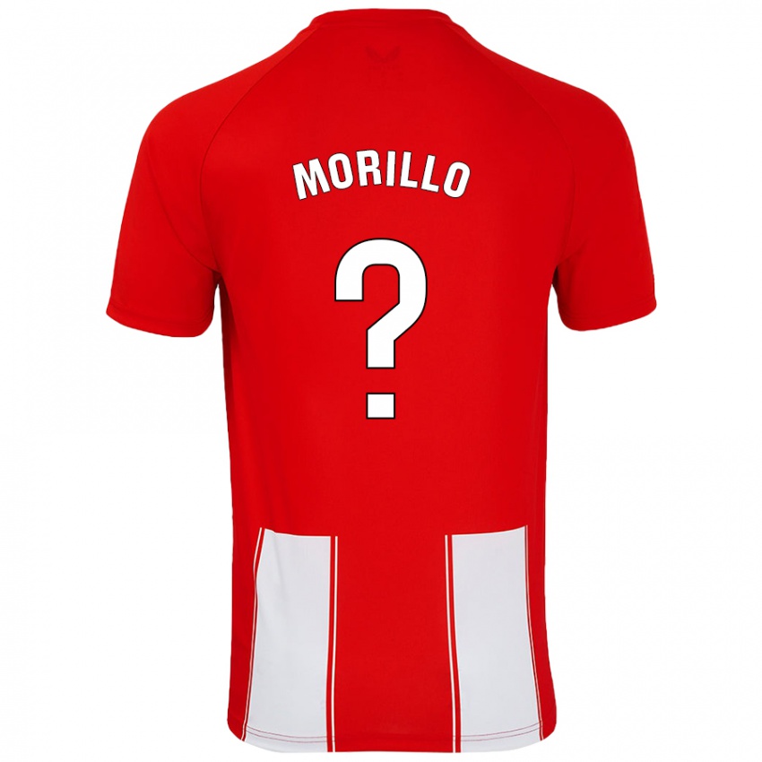 Kinder Manu Morillo #0 Rot Weiß Heimtrikot Trikot 2024/25 T-Shirt Schweiz