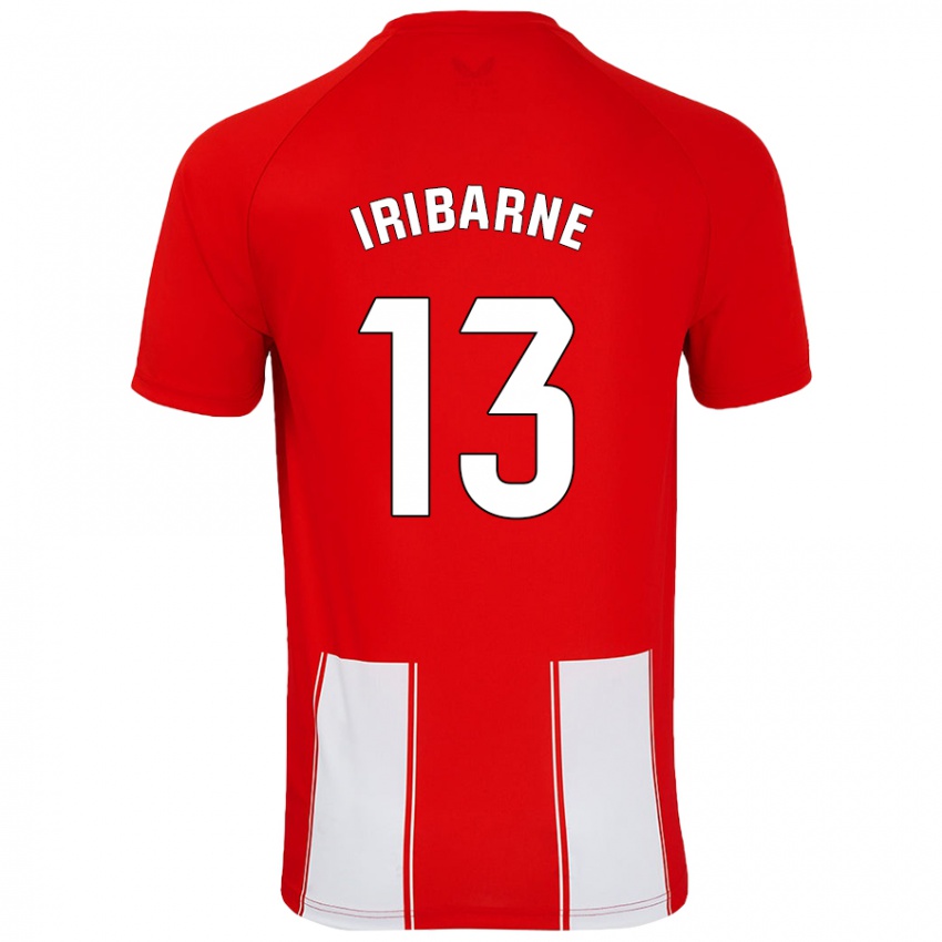 Kinder Bruno Iribarne #13 Rot Weiß Heimtrikot Trikot 2024/25 T-Shirt Schweiz