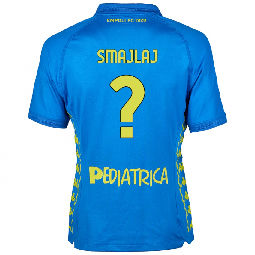 Kinder Rikardo Smajlaj #0 Blau Heimtrikot Trikot 2024/25 T-Shirt Schweiz