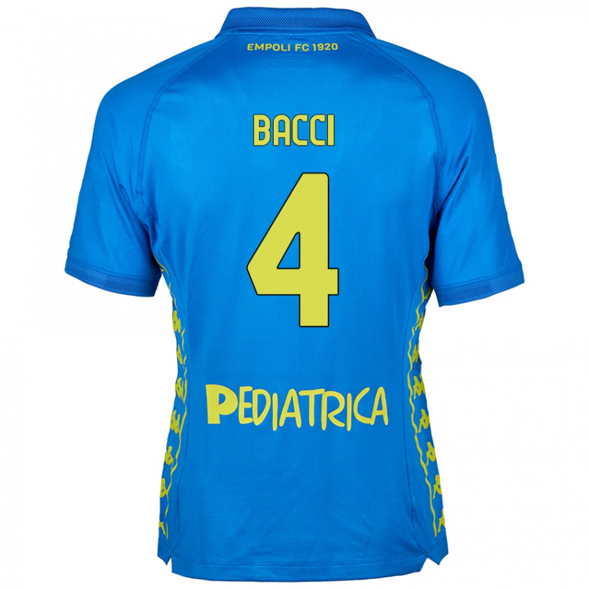 Kinder Jacopo Bacci #4 Blau Heimtrikot Trikot 2024/25 T-Shirt Schweiz