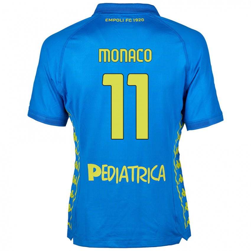 Kinder Salvatore Monaco #11 Blau Heimtrikot Trikot 2024/25 T-Shirt Schweiz