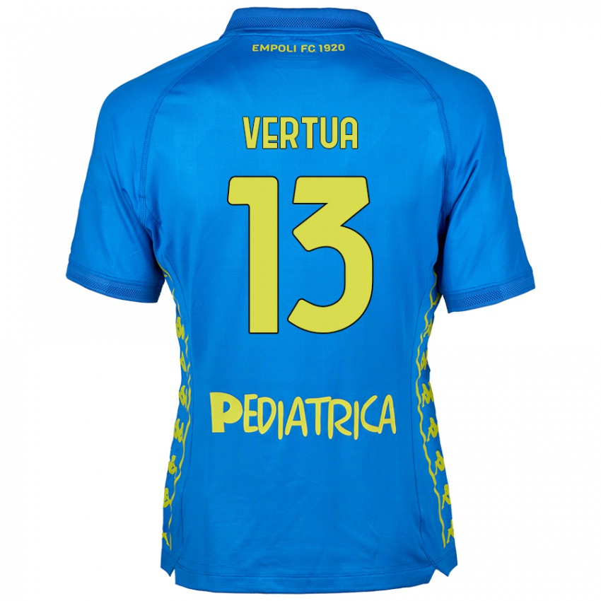 Kinder Filippo Vertua #13 Blau Heimtrikot Trikot 2024/25 T-Shirt Schweiz