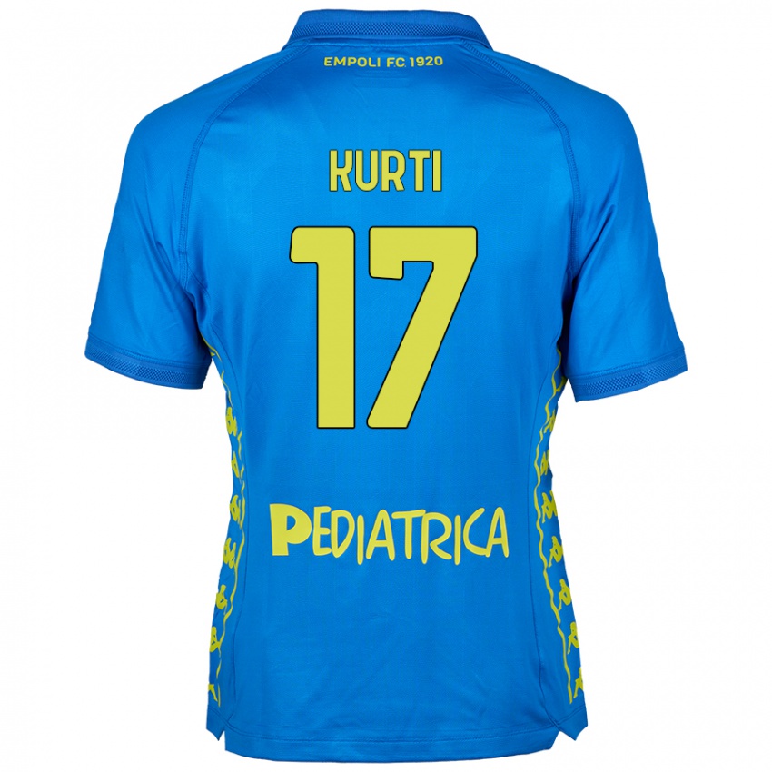 Kinder Adi Kurti #17 Blau Heimtrikot Trikot 2024/25 T-Shirt Schweiz