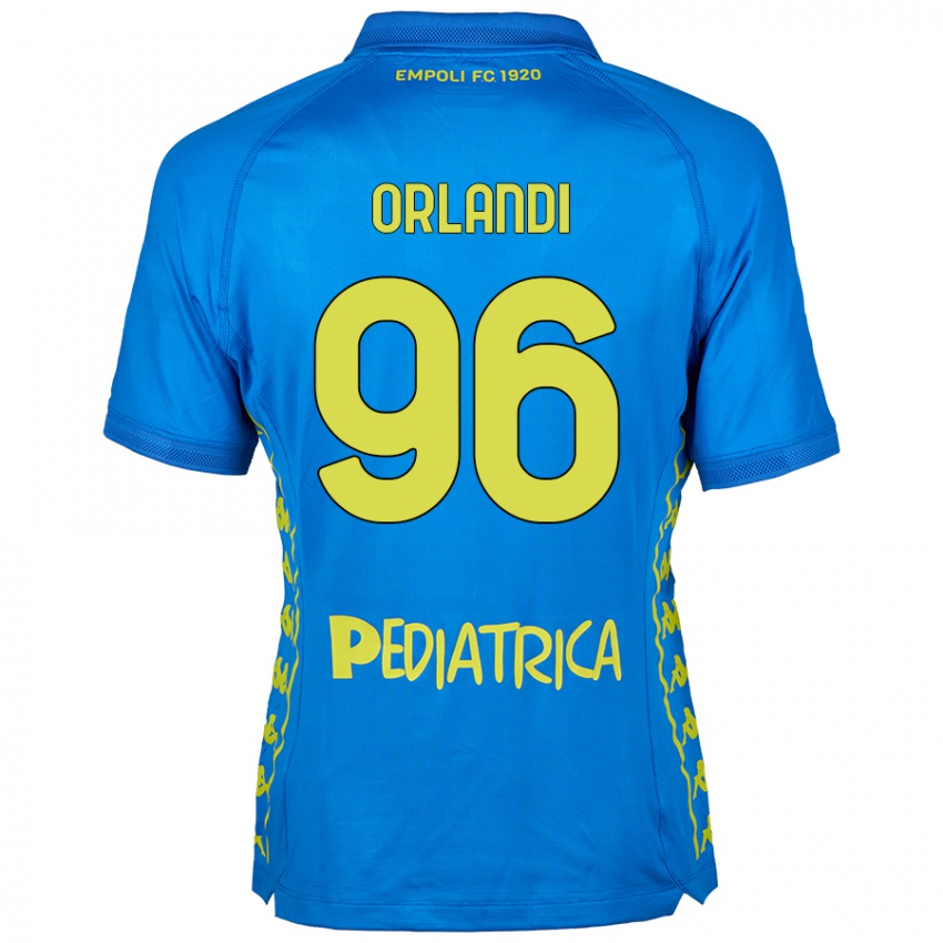 Kinder Andrea Orlandi #96 Blau Heimtrikot Trikot 2024/25 T-Shirt Schweiz