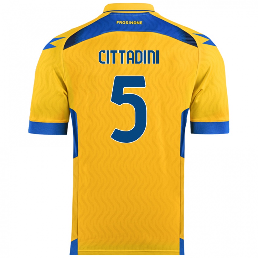 Kinder Giorgio Cittadini #5 Gelb Heimtrikot Trikot 2024/25 T-Shirt Schweiz