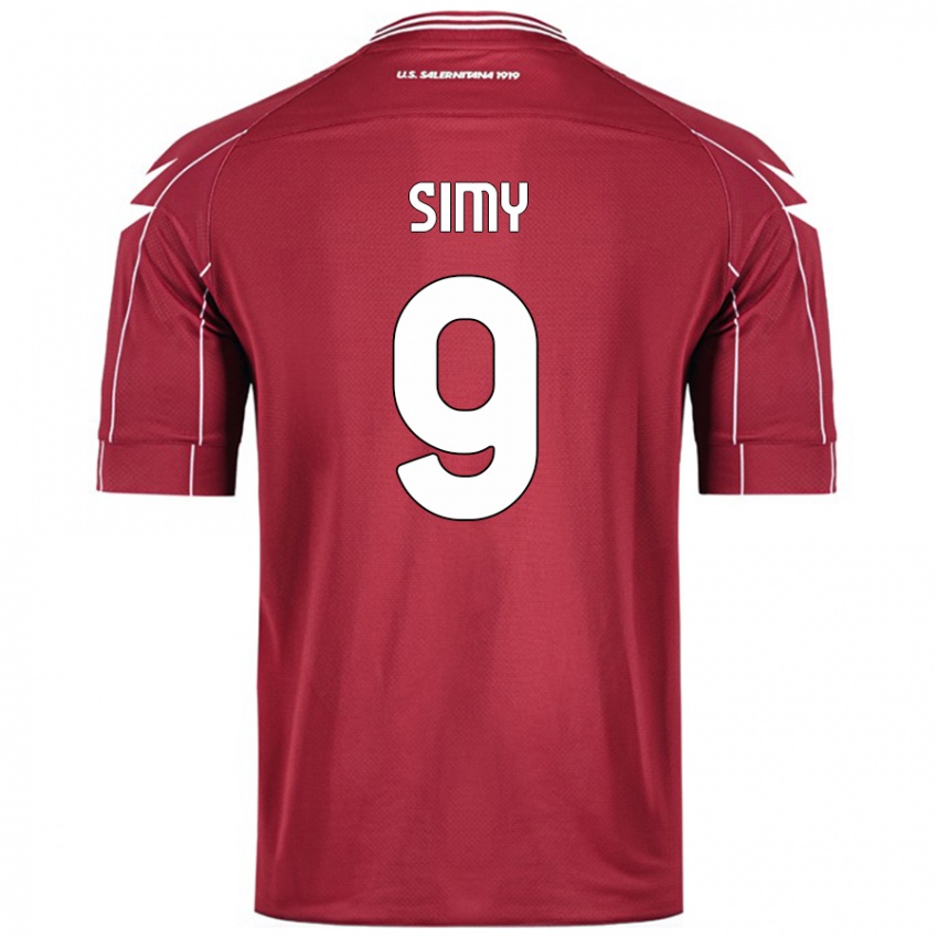 Kinder Simy #9 Burgundrot Heimtrikot Trikot 2024/25 T-Shirt Schweiz