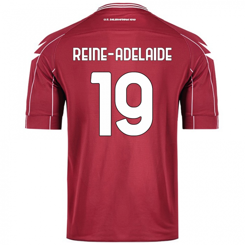 Kinder Jeff Reine-Adelaide #19 Burgundrot Heimtrikot Trikot 2024/25 T-Shirt Schweiz