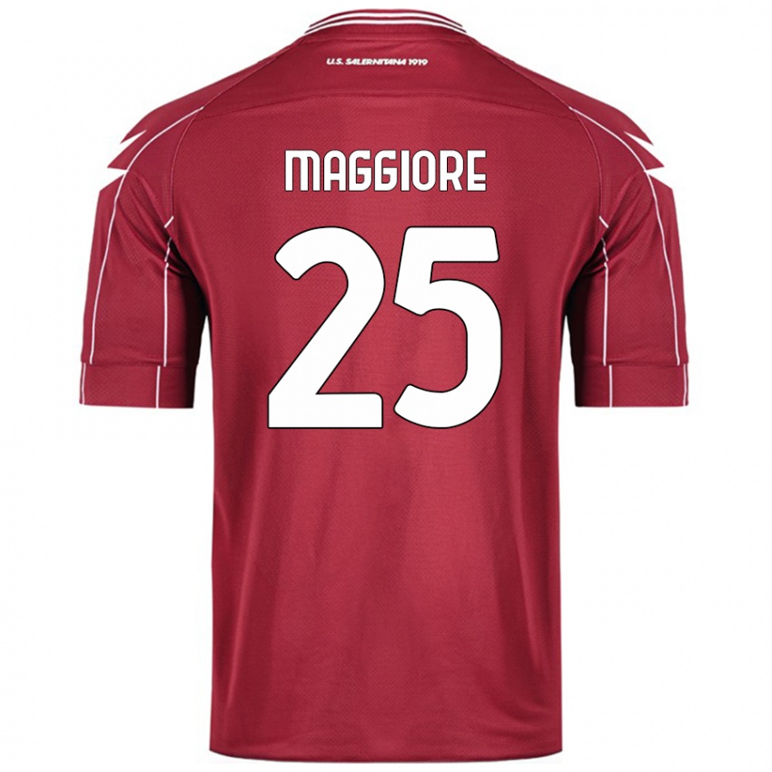 Kinder Giulio Maggiore #25 Burgundrot Heimtrikot Trikot 2024/25 T-Shirt Schweiz