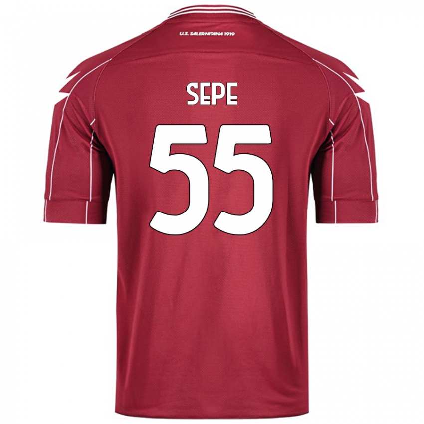 Kinder Luigi Sepe #55 Burgundrot Heimtrikot Trikot 2024/25 T-Shirt Schweiz