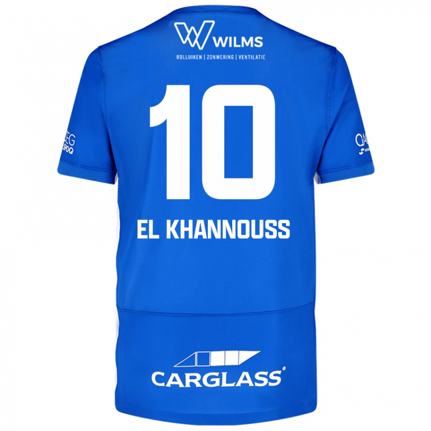 Kinder Bilal El Khannouss #10 Blau Heimtrikot Trikot 2024/25 T-Shirt Schweiz