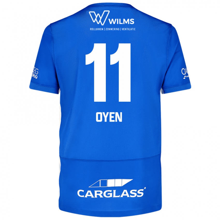 Kinder Luca Oyen #11 Blau Heimtrikot Trikot 2024/25 T-Shirt Schweiz