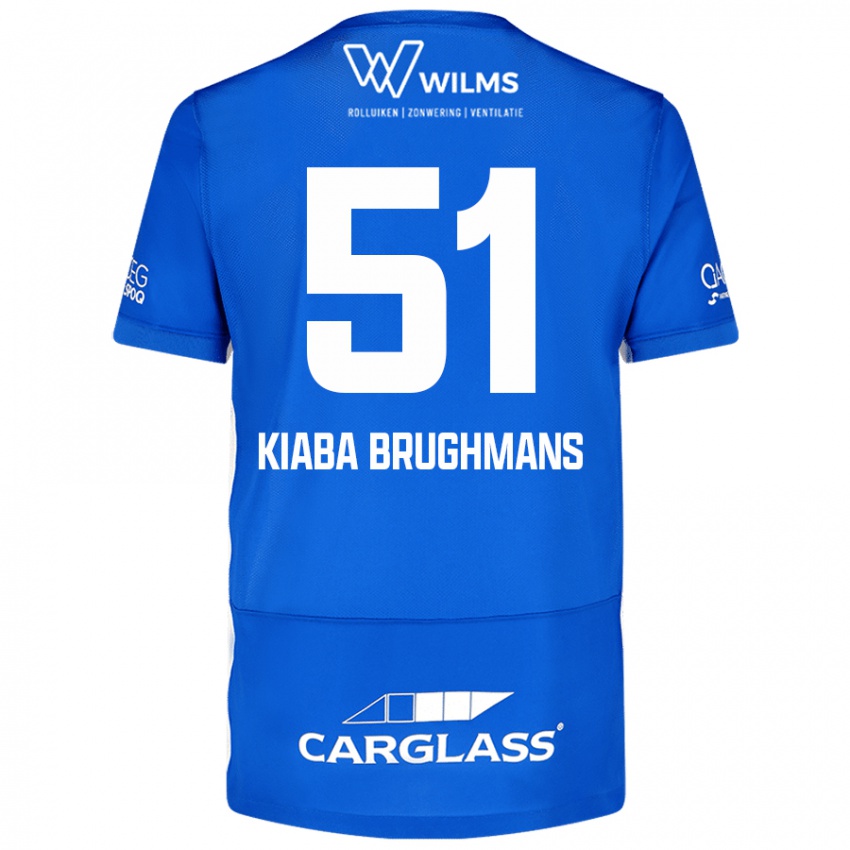 Kinder Lucca Kiaba Brughmans #51 Blau Heimtrikot Trikot 2024/25 T-Shirt Schweiz